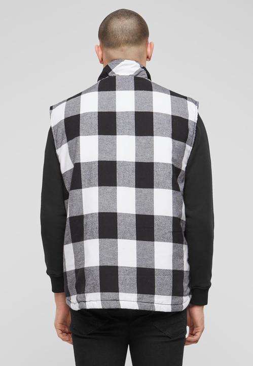 Produktbild Brandit Lumber Weste Grösse XXL Farbe Weiss/Schwarz (XXL)