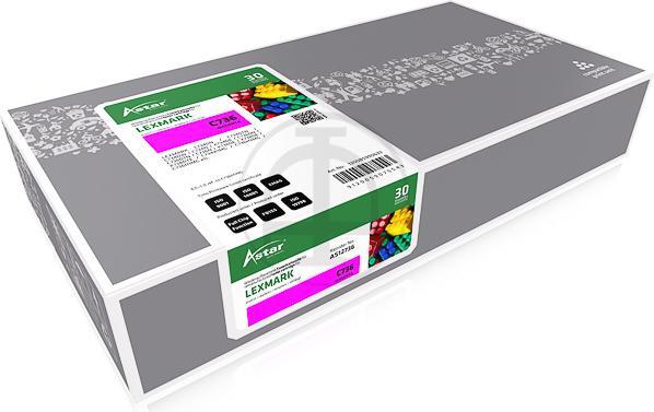 Produktbild Astar Magenta - kompatibel - Tonerpatrone - für Lexmark C736dn