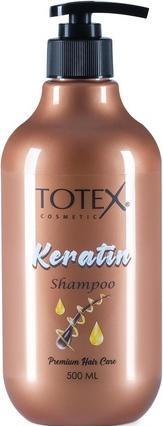 Immagine prodotto Totex Shampoo alla cheratina per capelli Unisex Premium Cura dei capelli riparazione rapida dei danni (500 ml, Shampoo liquido)