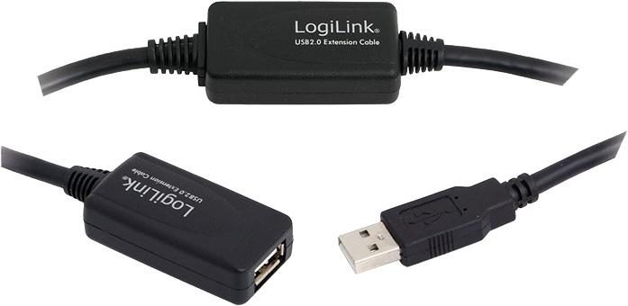 Image du produit LogiLink USB A - A (15 m, USB 2.0)