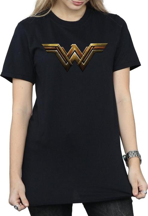 Immagine prodotto Wonder Woman Maglietta Boyfriend in cotone con logo donna/donna (3XL)