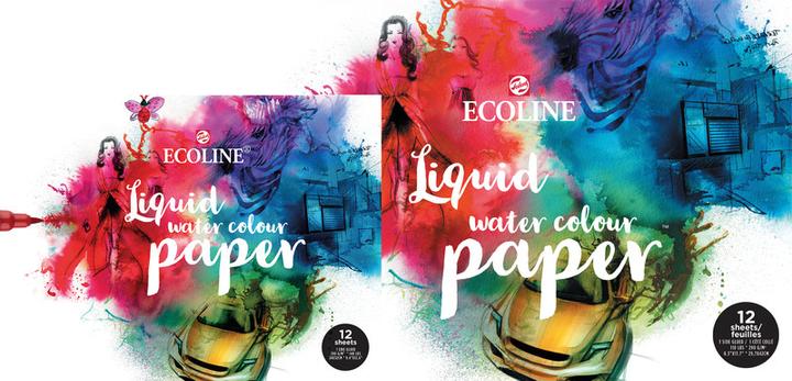 Produktbild Talens Papier Ecoline Mix (24 x 32 cm, Speziallineatur, Harter Einband)