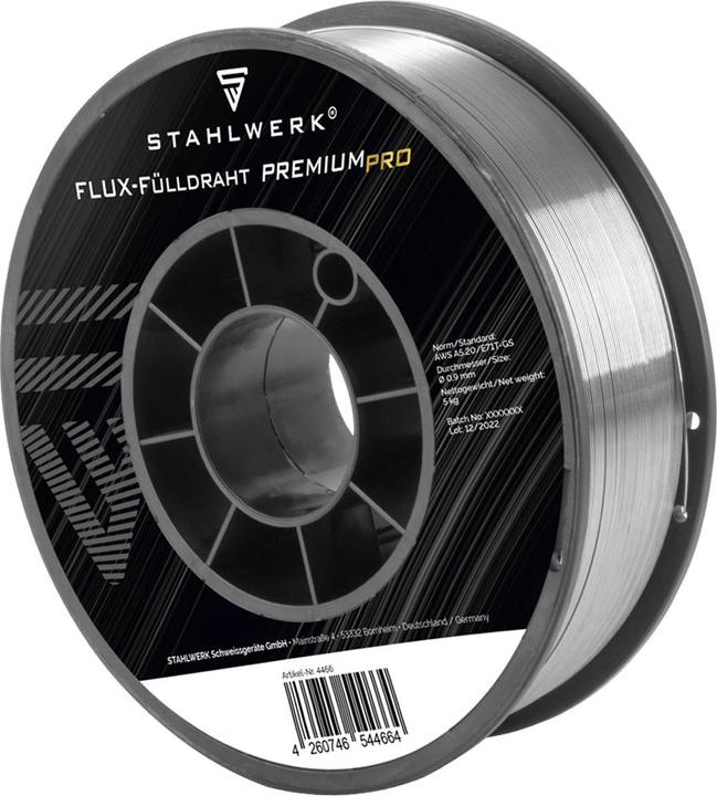 Actual product image Stahlwerk Welding wire MIG MAG Premium cored wire E71T-GS Ø 0.9 mm S200/D200 5 kg