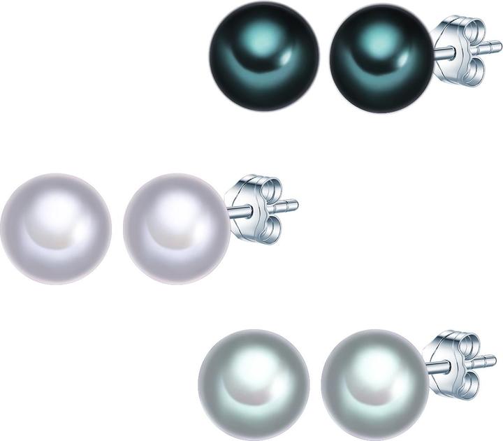 Produktbild Valero Pearls Damen Sterling Silber Süsswasser-Zuchtperle silber - 3060 (Sterling Silber)