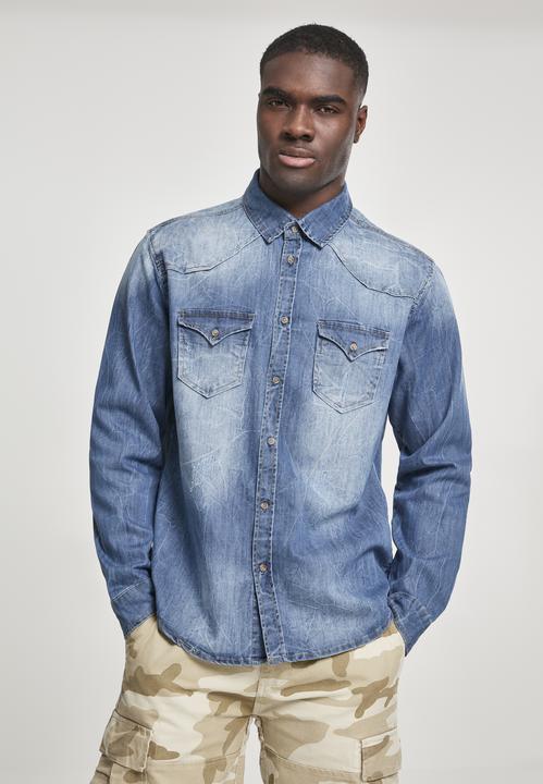 Immagine prodotto Brandit Riley - Camicia di jeans (4XL)