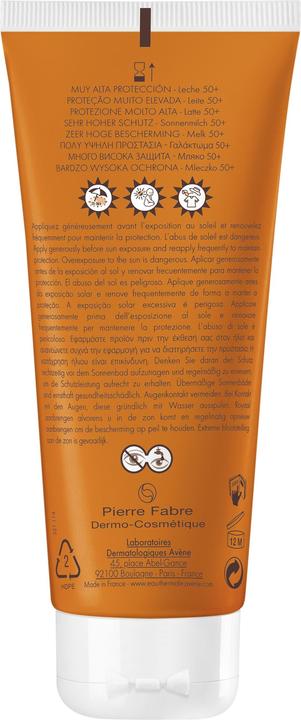 Produktbild Avène Sun Care (Sonnenmilch, SPF 50+, 100 ml, 138 g)