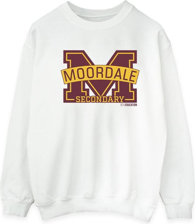 Netflix Sex Education Moordale M Logo 2 Sweatshirt (XXL)