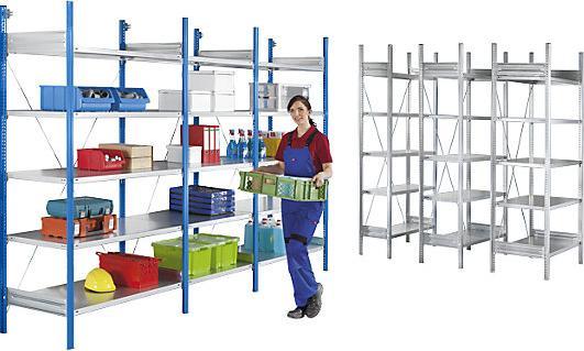 Image du produit eurokraft pro Rayonnage emboîtable à tablettes, galvanisé