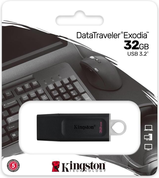 Produktbild Kingston DataTraveler Exodia (32 GB, USB-A, USB 3.2)