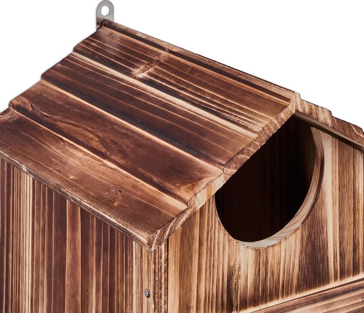 Actual product image Relaxdays Owl nesting box