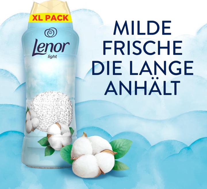 Actual product image Lenor Light Frische Baumwollblüte (90 Washing cycles, Pearls)