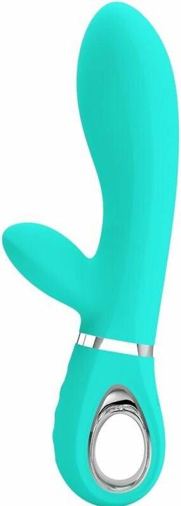 Actual product image Pretty Love Thomas Multifunctional G-Spot Vibrator Aqua Green