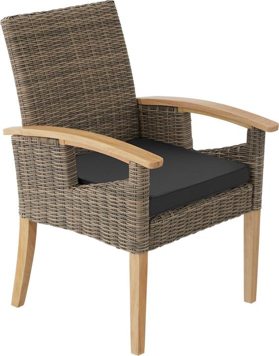 Produktbild tectake Rattan Stuhl Rosarno