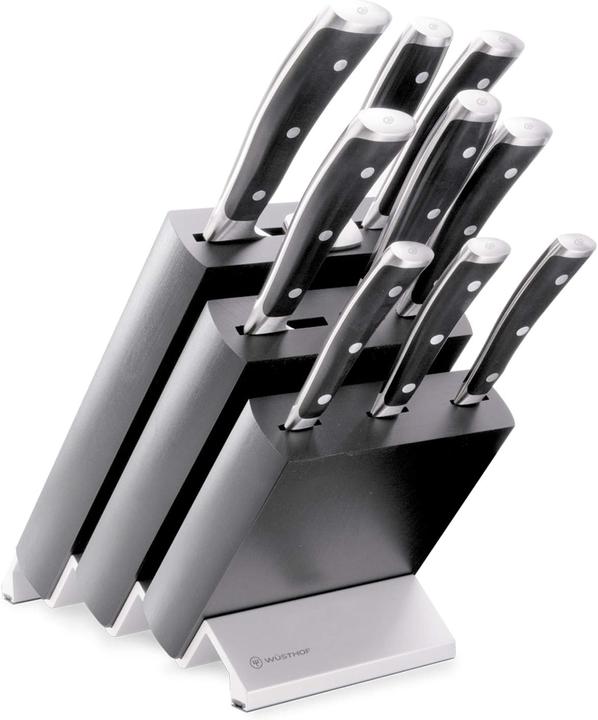 Actual product image Wüsthof Classic Ikon Knife Block with Parts Ash