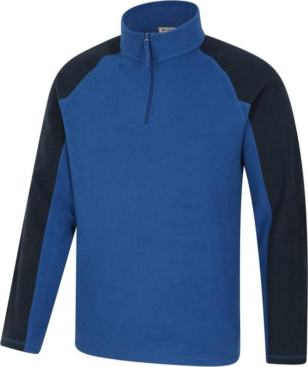 Actual product image Mountain Warehouse Mens Ashbourne II Half Zip Fleece Top (XXS)