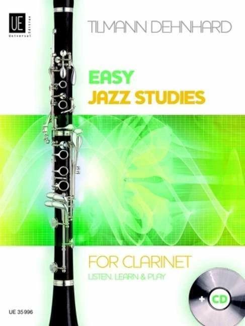 Actual product image Easy Jazz Studies, für Klarinette, m. Audio-CD (German, Tilmann Dehnhard, 2013)
