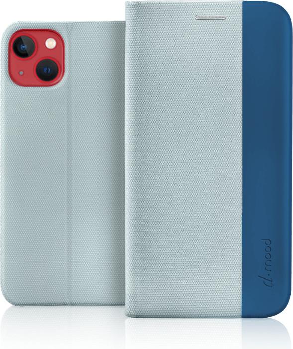 Image du produit Fongex iPhone 13 - Book D-Mood gris clair (Apple iPhone 13)