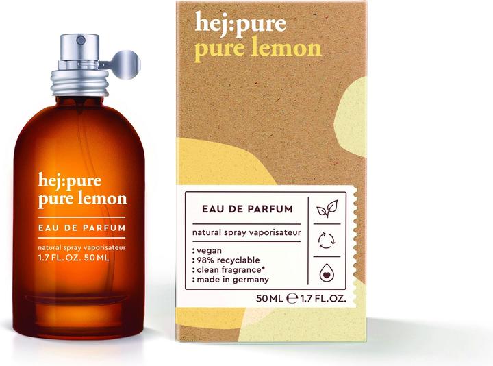 Produktbild Hej:pure Pure Lemon Eau de Parfum Natural Spray (Eau de Parfum, 50 ml)
