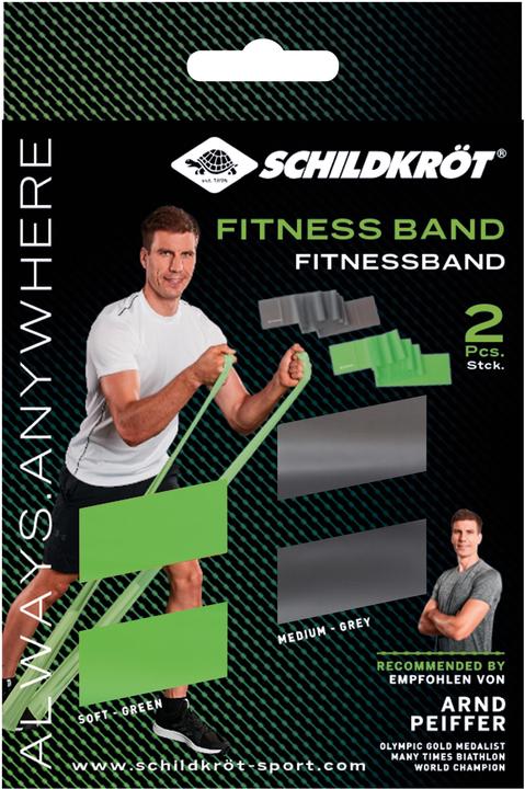 Immagine prodotto Schildkröt Nastri per il fitness (2 m, Light, Medio)