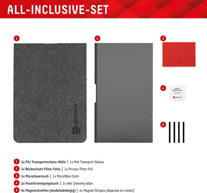 Produktbild Displex Privacy Safe, Laptop Blickschutzfilter (14", 16 : 10)