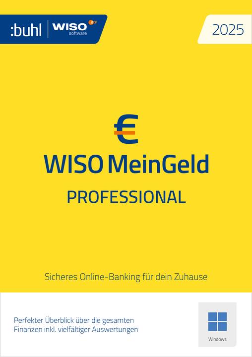 Buhl Data Service WISO Mein Geld Professional 2025 Download Code (1 User, 1 Geräte/User, unbegrenzt)