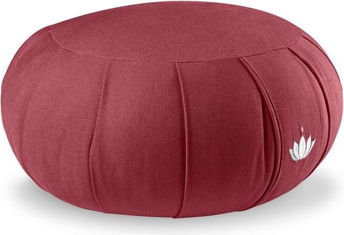 Produktbild Lotuscrafts Zafu-Meditationskissen Zen Kapok Bordeaux