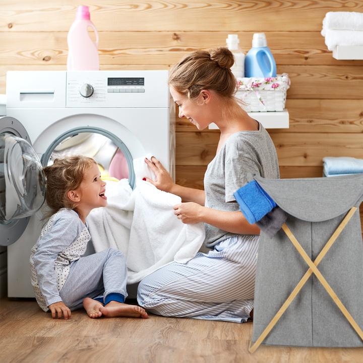Actual product image Relaxdays Laundry basket (58 l)