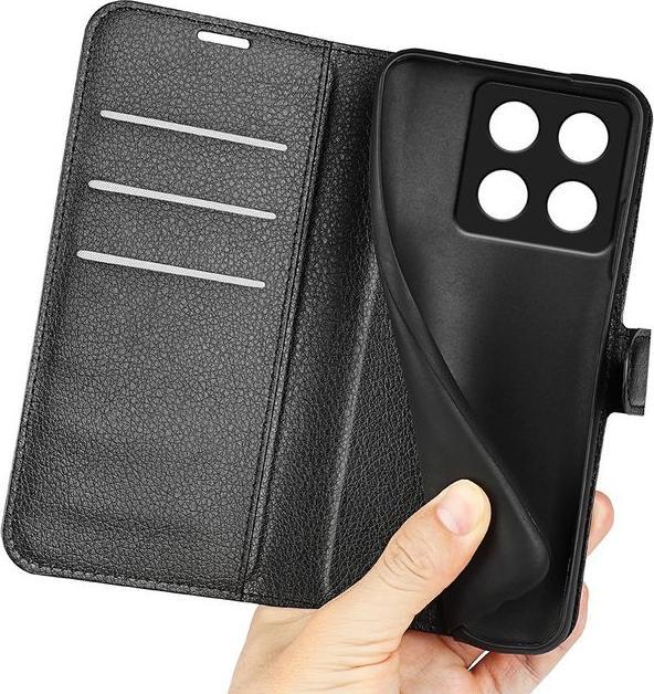 Produktbild MU Classic Litchi Leder Bookcover Series (Xiaomi 14T Pro)