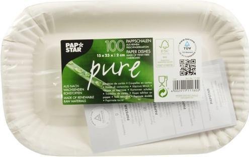 Produktbild Papstar Schalen "pure" (100 x)