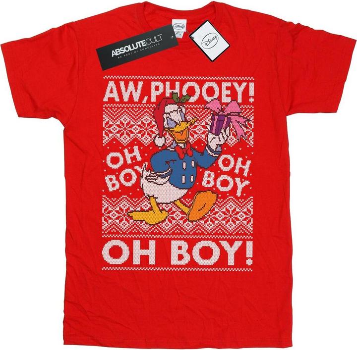 Image du produit Disney - T-shirt DONALD DUCK CHRISTMAS FAIR ISLE - Homme (L)