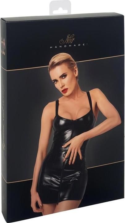 Actual product image Noir Handmade F320 Wetlook mini dress with ring - 3XL (3XL)