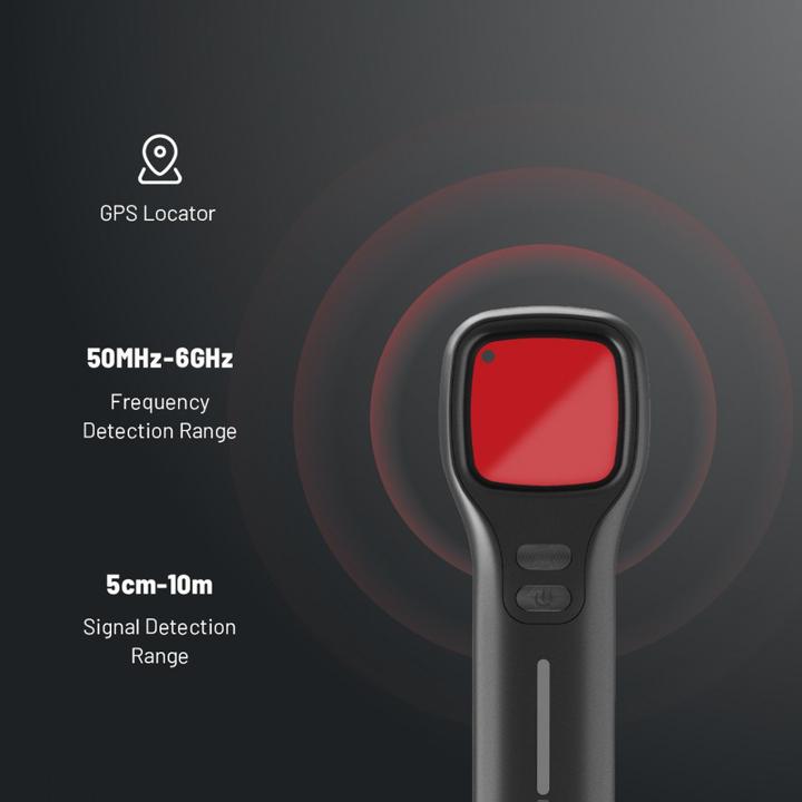 Image du produit Porodo Détecteur sans fil anti-mouchard 250mAh
