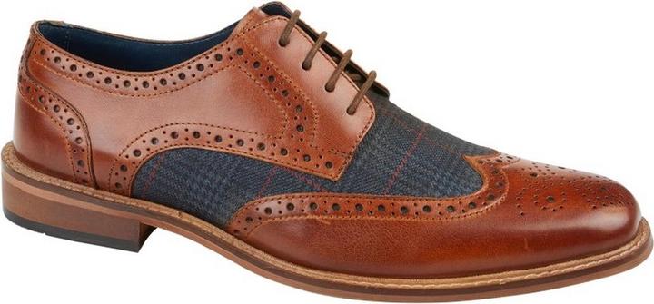 Roamers Halbschuhe Kariert Leder