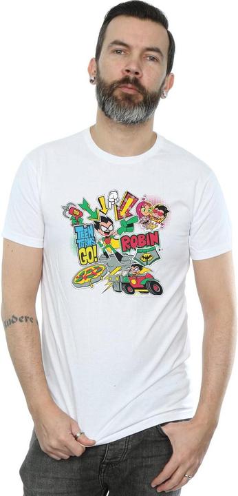 Produktbild Teen Titans Go Robin Montage TShirt (S)