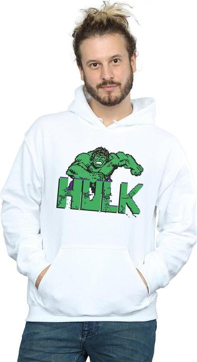 Actual product image Mens Hulk Pixelated Hoodie (XL)