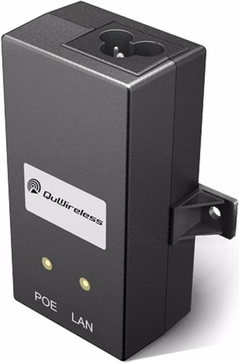 Actual product image Teltonika PoE Injector QuPSU P248E Passive POE 24V, 0.8A (Passive 24V PoE-in, 19 W)