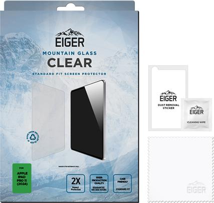Immagine prodotto Eiger Mountain Glass Clear Tablet (1 Pezzo/i, iPad Pro 11 2024 (5a generazione))