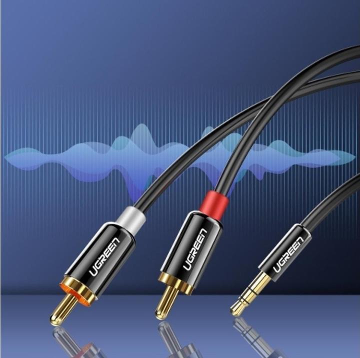 Actual product image Ugreen 2x RCA - 3.5mm jack (2 m, Cinch, 3.5mm jack (AUX))