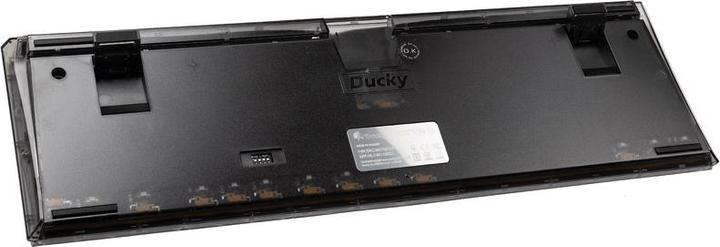 Actual product image Ducky One 3 Aura Black Gaming Keyboard, RGB LED - MX-Speed-Silver (DE, Cable)