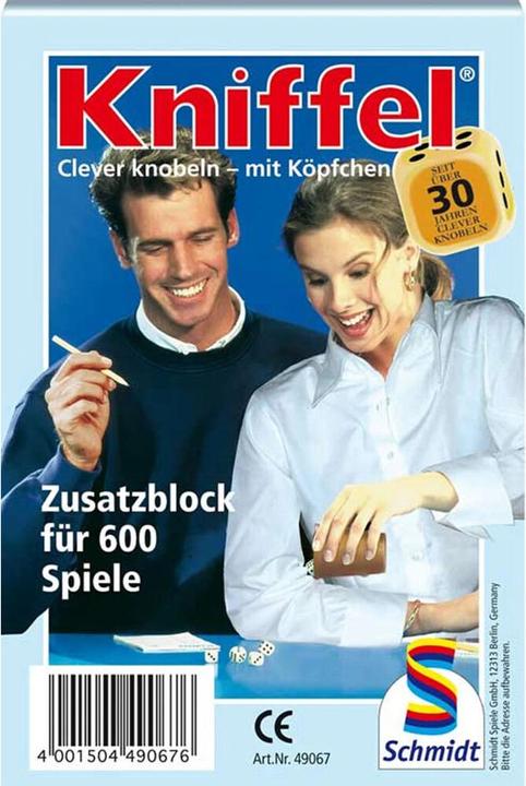 Produktbild Schmidt Spiele Kniffelblock (Deutsch)