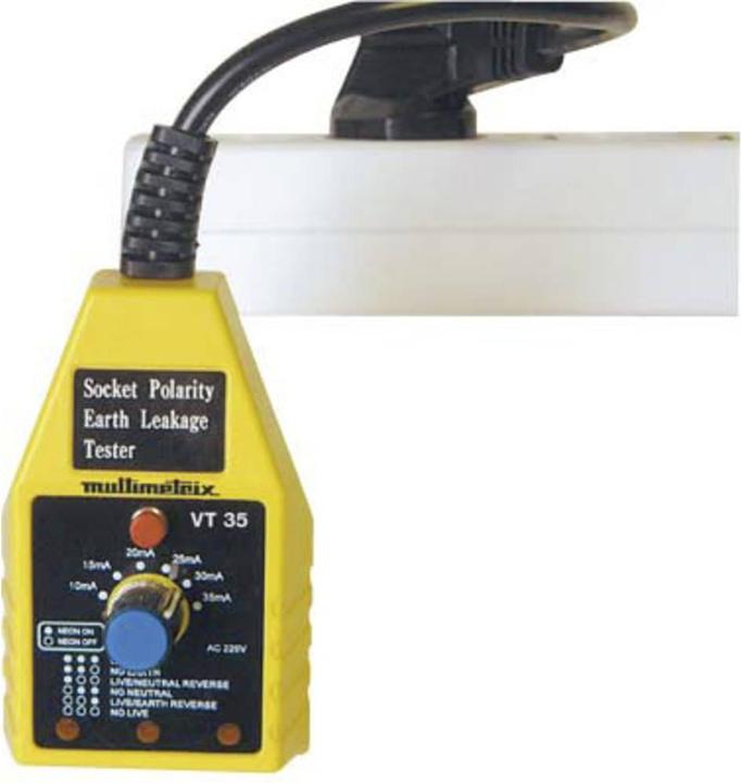 Immagine prodotto Multimetrix VT 35 Tester rapido RCD CAT II 250 V LED (CAT II 250V)