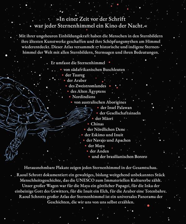 Produktbild Atlas der Sternenhimmel und Schöpfungsmythen der Menschheit (Deutsch, Raoul Schrott, 2024)