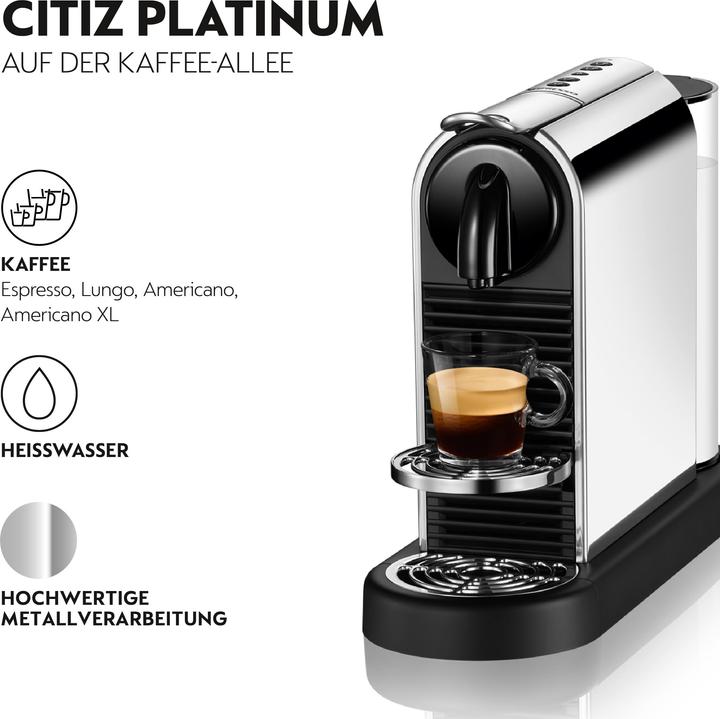 Image du produit De'Longhi Nespresso CitiZ Platinum (NESPRESSO Original)