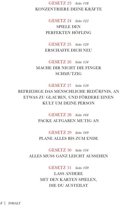 Immagine prodotto Power - Die 48 Gesetze der Macht (Tedesco, Robert Greene, 2013)