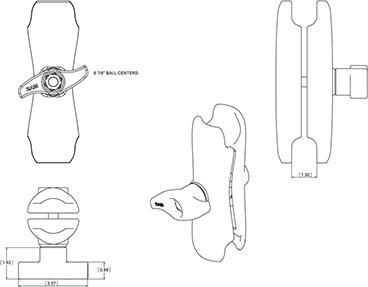 Immagine prodotto RAM Mounts Braccio della presa: Ram non trasferita