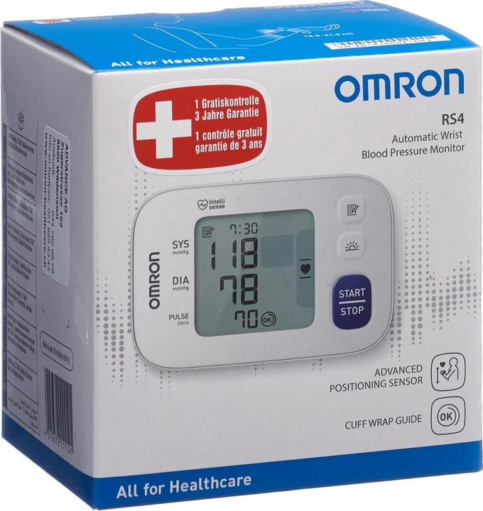 Produktbild Omron RS4 (Blutdruckmessgerät Handgelenk)