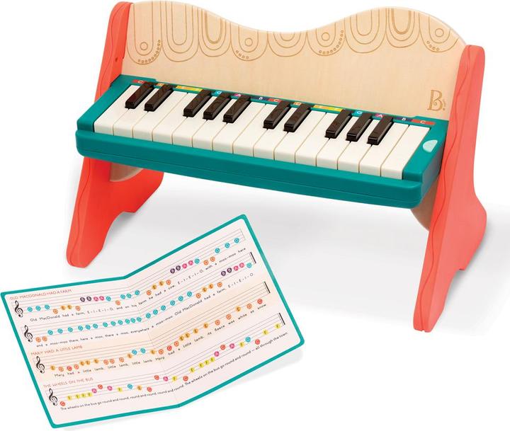 Produktbild B.toys B. Mini Maestro - Mini-Klavier für Kinder mit 25 Tasten inklusive Notenheft (Englisch)