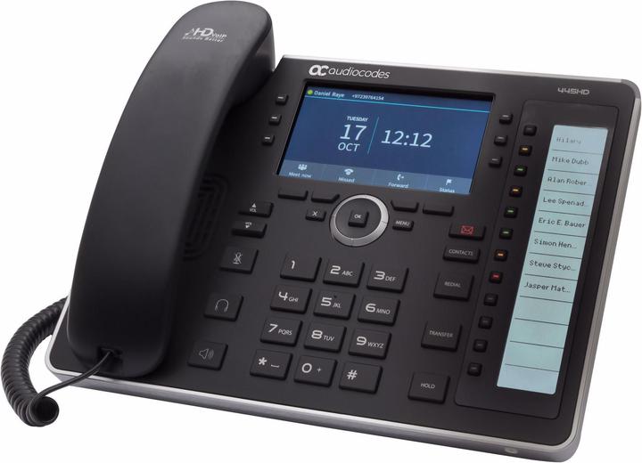 Produktbild Audiocodes Tischtelefon 445HD Skype for Business