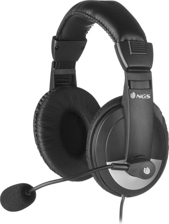 Produktbild NGS MSX9 Pro Kopfhörer Verkabelt Kopfband Calls/Music Schwarz (Kabelgebunden)