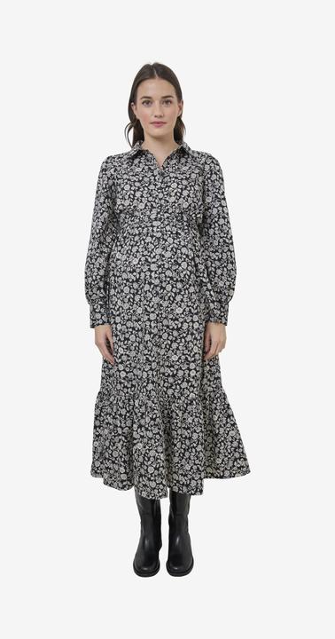 Produktbild Vertbaudet Geblümtes Kleid für Schwangerschaft und Stillzeit mit Knopfleiste (44)